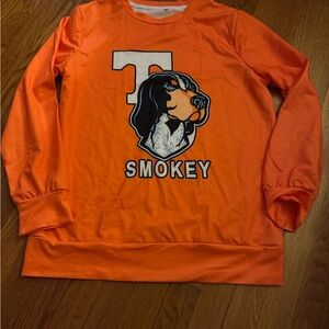 Smokey Graphic Orange Sweatshirt Size M